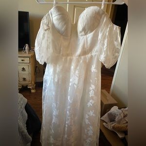 Gorgeous detailed midi dress size small